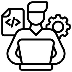 Software Development  Icon Element For Design