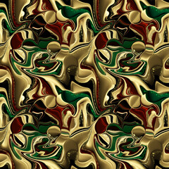 Christmas metallic decor