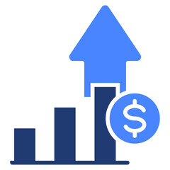 Growth  Icon Element For Design