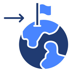 Destination  Icon Element For Design