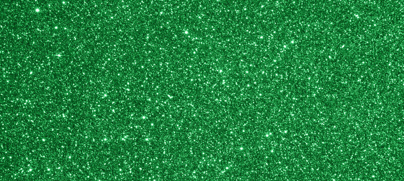 Abstract green glitter sparkle texture background