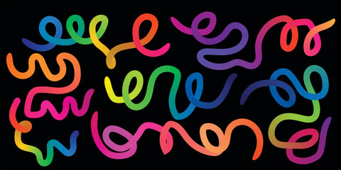 Abstract colorful background vector design pattern with pink art circles and texture