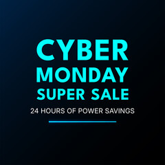 Cyber Monday Super Sale Design