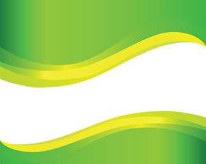 green and yellow swirl background with blank in the middle
