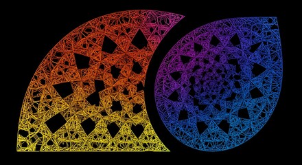 Abstract Fractal Art with Vibrant Colors and Intricate Patterns.