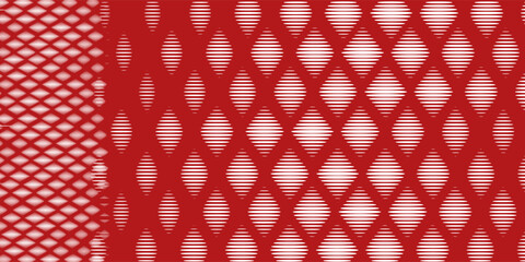 Red Geometric Abstract Background With Radial Design and Dotted Patterns. Red Comic Suitable for templates, sale banners, events, ads, web and pages