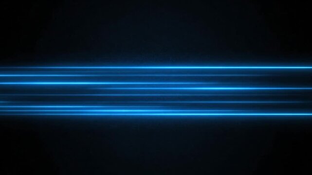 Abstract image of horizontal, bright blue light streaks against a dark, textured backdrop
