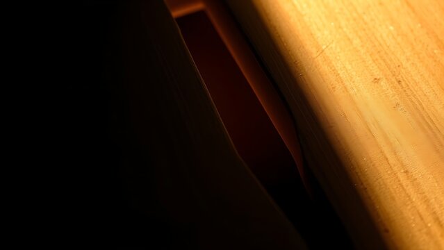 gamestop. A thin golden light from a crack in dark wood, suggesting hidden space. travel magazines, destination branding, designed for travel destination branding, used by product managers.