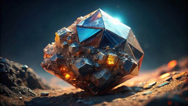 A unique and intriguing mineral specimen from ancient Pantellerias volcanic soil reveals its mysterious sodium iron titanium inosilicate structure