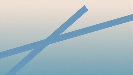 Abstract blue lines crossing over a gradient background.