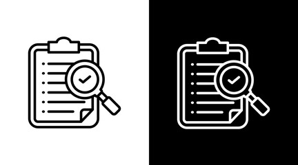 Summary White Icon Set Design