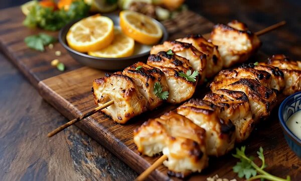 Asian Grilled Skewer Assortment Satay