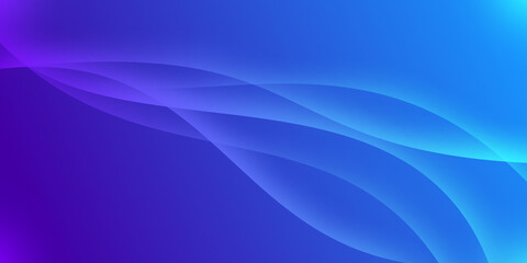 Blue and Purple Gradient Abstract Wave Background Design
