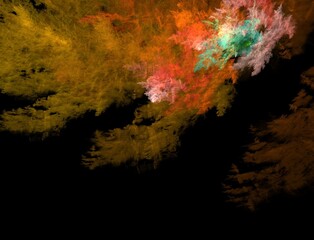 Obraz premium Imaginatory fractal abstract background Image