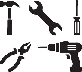 tools icon set