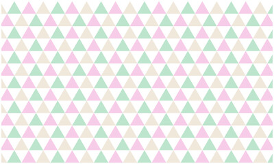 Pastel Triangle Seamless Pattern – パステルカラーの三角シームレスパターン