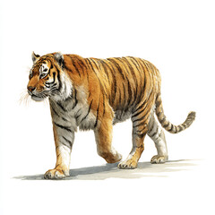 Obraz premium Watercolor Tiger 