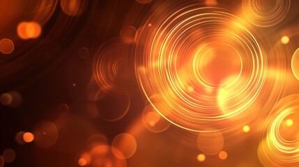 abstract orange circles background