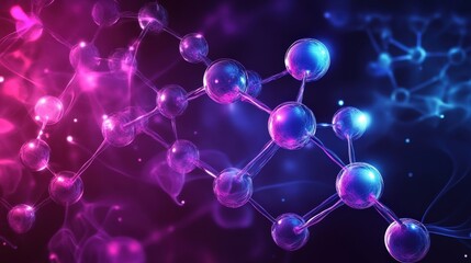 molecular structure abstract background