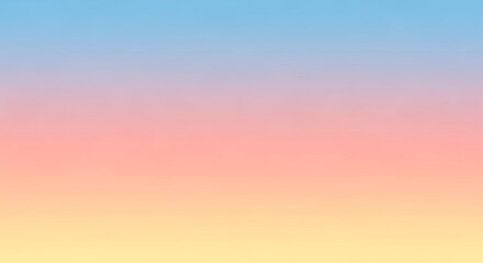 Pixelated Gradient Sky Background with Soft Pastel Colors.