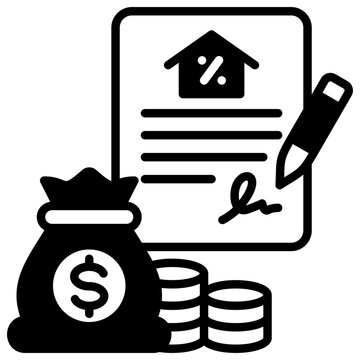Loan Icon Element For Design