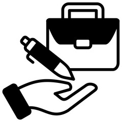 Job Creation Icon Element For Design