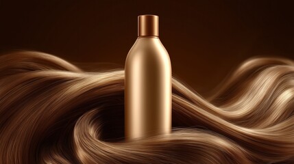 Hair Restoration Oil, Close-up of Human Hair, Hair Care, Hairdressing and Spa