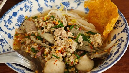 Thai Spicy Tom Yum Noodles.