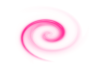 A vibrant pink abstract spiral design creates a dynamic and fluid visual effect.