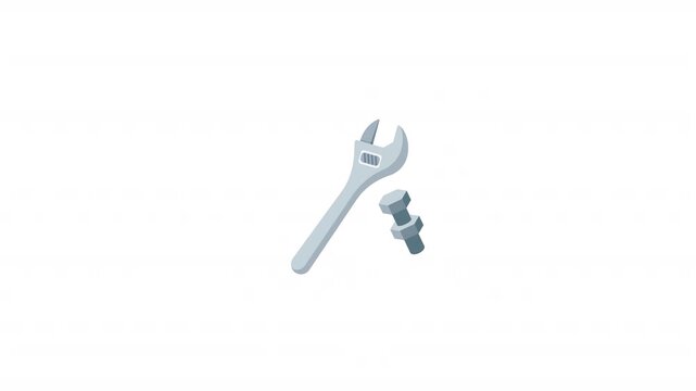 Tools Screwdriver Screw Wrench Icon