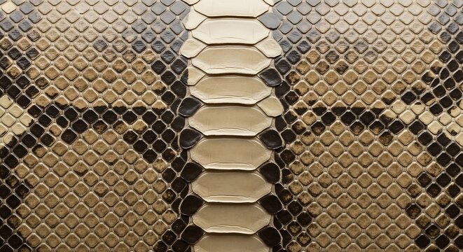 Close-up of snake skin texture, detailed reptile scales pattern.