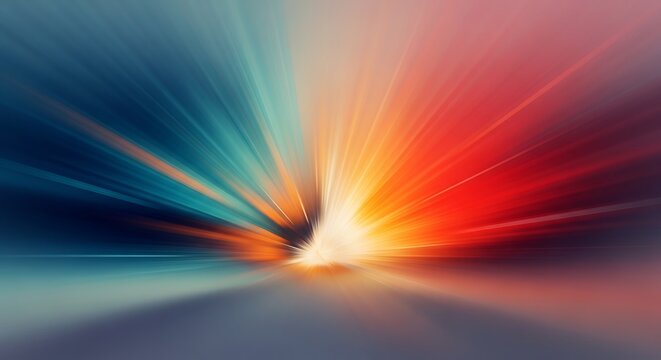 Abstract dynamic speed light burst background with bright colors