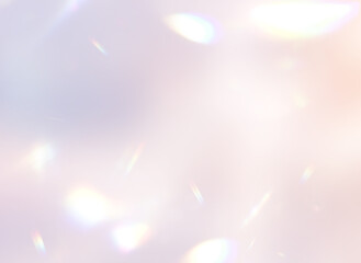 キラキラとプリズムの輝く背景