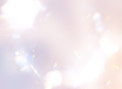 キラキラとプリズムの輝く背景