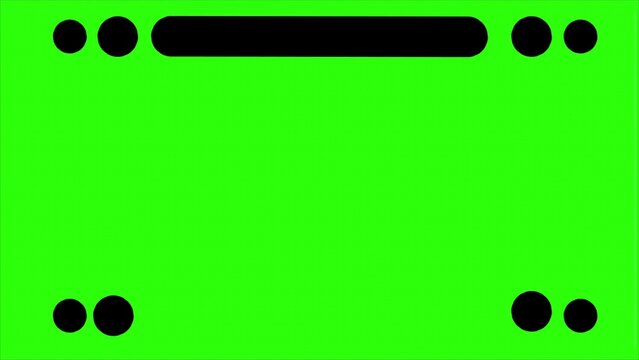 Geometric shapes in black contrast against a bright green background creating an abstract design that evokes a sense of modern minimalism and could be used for various creative projects.