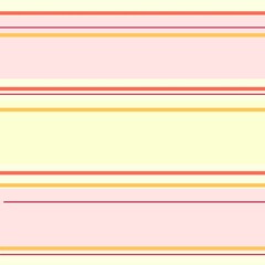 Soft Pastel Pink and Yellow Horizontal Stripe Seamless Pattern