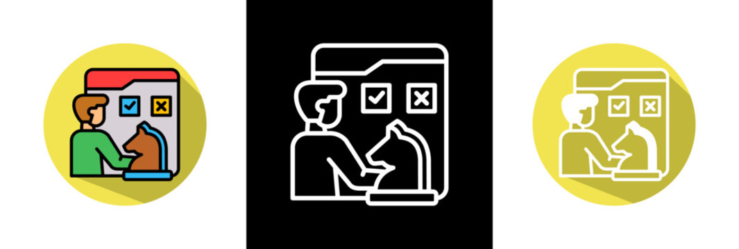 Decision Strategy triplestyle icon