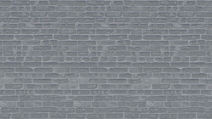 Monochrome Brick Wall Texture Pattern for Industrial Design Backdrops