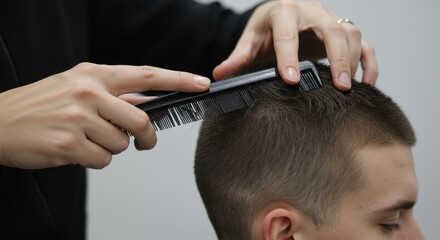 Naklejka premium Classic Haircuts for Gentlemen