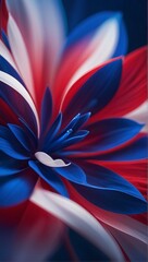 red and blue abstract
