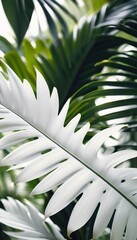 close up of palm leaf