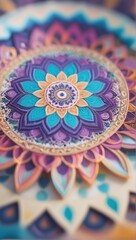 turkish carpet on a white background