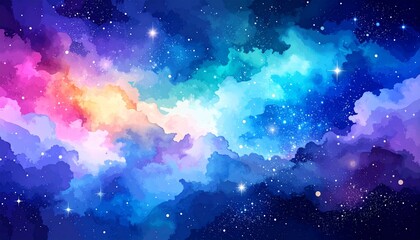 abstract colorful background with stars, abstract color background, abstract colorful background, 
