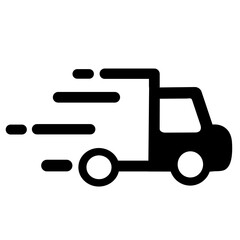 shipping truck icon vector illustration