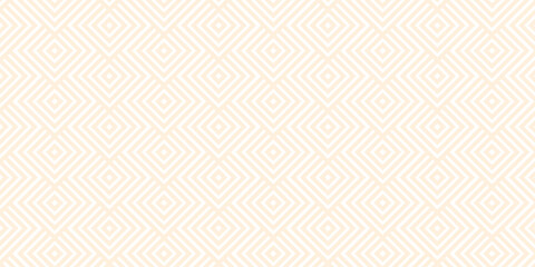 seamless pattern with square brown overlap swirl fabric vector overlapping ornament textile background.	