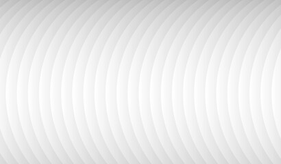 Obraz premium Minimal white and gray abstract curved line background with smooth gradient arc shapes for graphic design