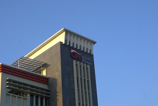 The building of OJK (Indonesian Financial Service Authority) against blue sky