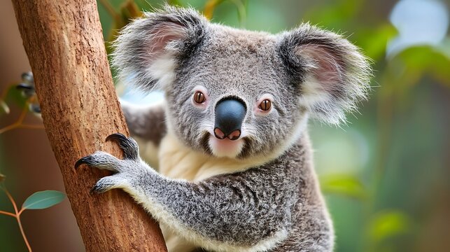 The koala is an arboreal herbivorous marsupial native