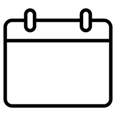 calendar line icon