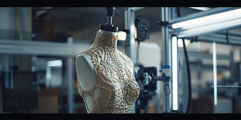 3D Printed Fashion Design Prototype in Technology Workshop"